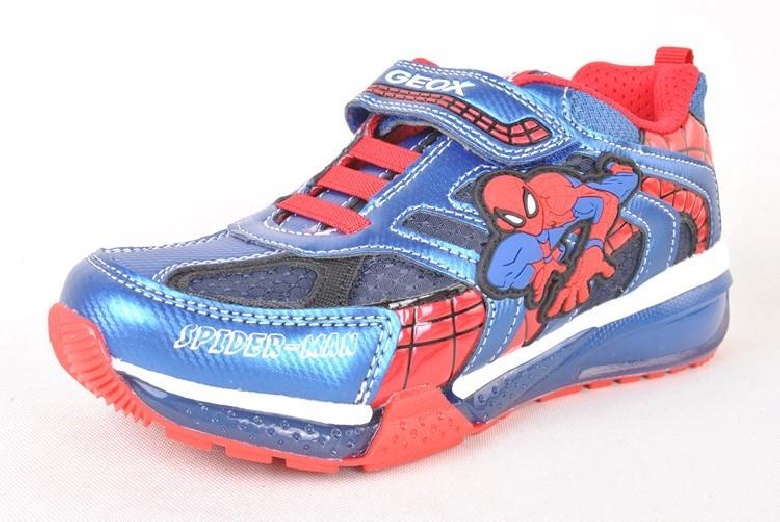 Zapatillas deportivas niño spiderman luces Geox