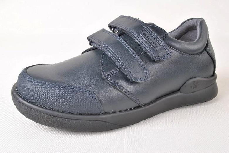 Zapatos colegiales niño velcros stanford Biomecanics