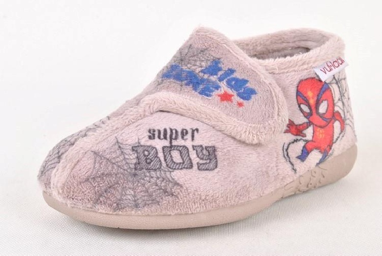 Zapatillas de casa niño velcro Spiderman Ladi