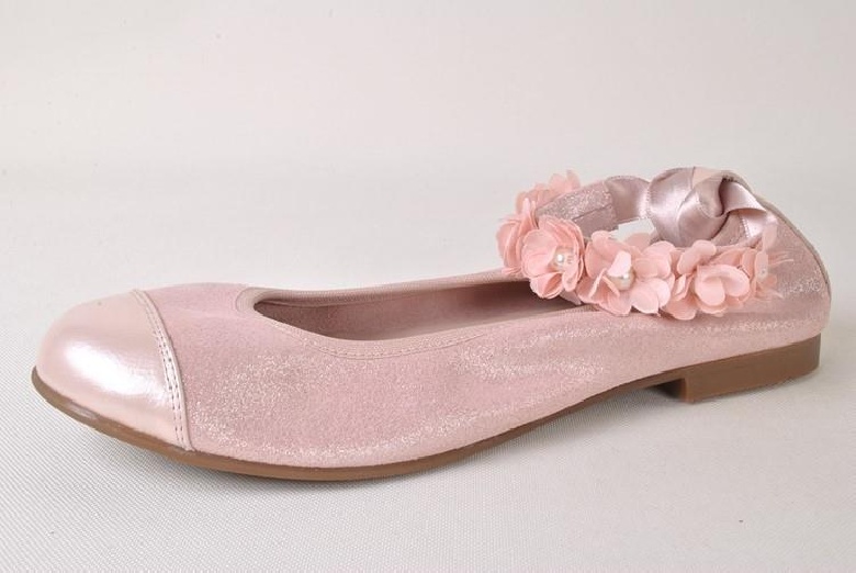 Zapatos comunión niña flores Landos
