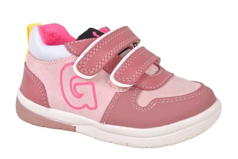 Bota Deportiva Garvalín Rosa para Niña con Cierre de Velcro