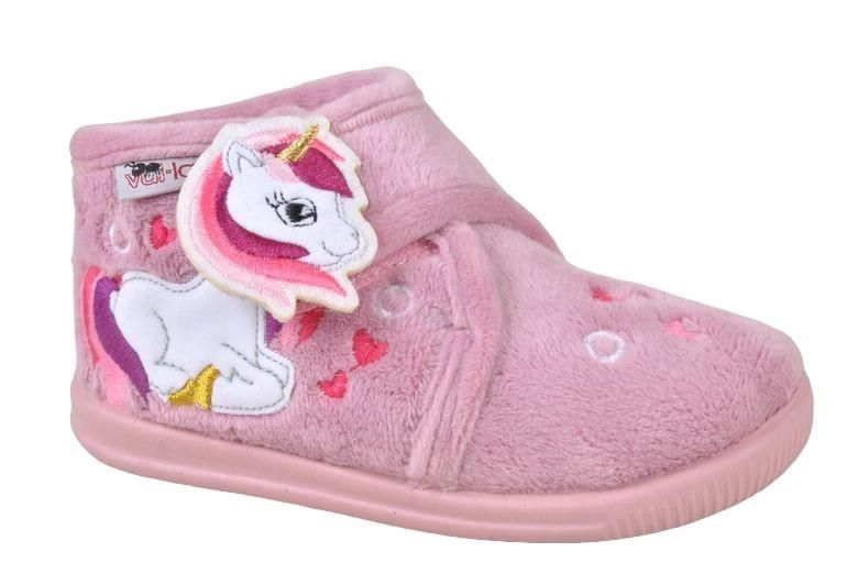 ZAPATILLA  CASA NIÑA UNICORNIO CORAZONES