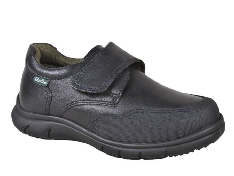 BLUCHER COLEGIAL VELCRO PIEL GORILA