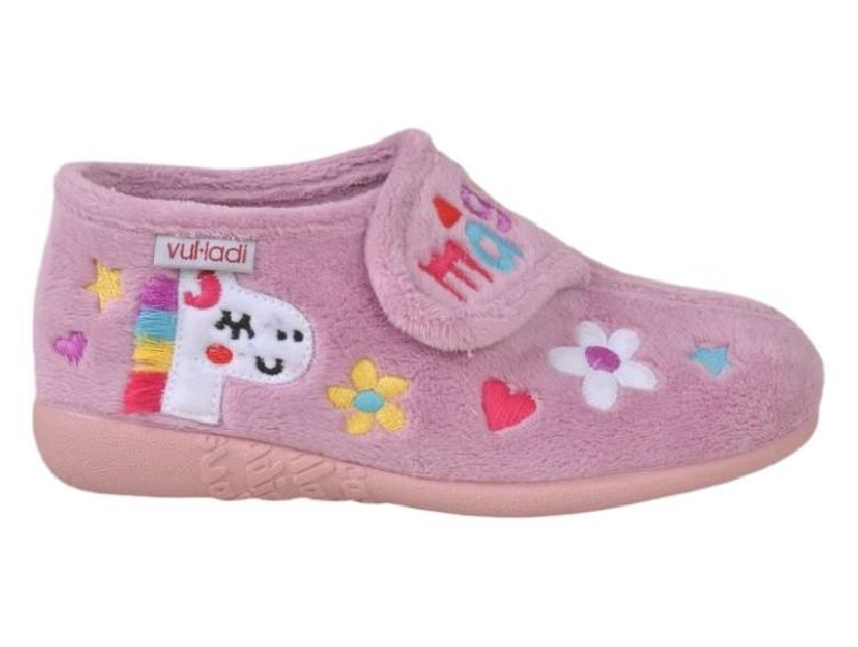 ZAPATILLAS CASA VELCRO UNICORNIO MAGIC VUL-LADI