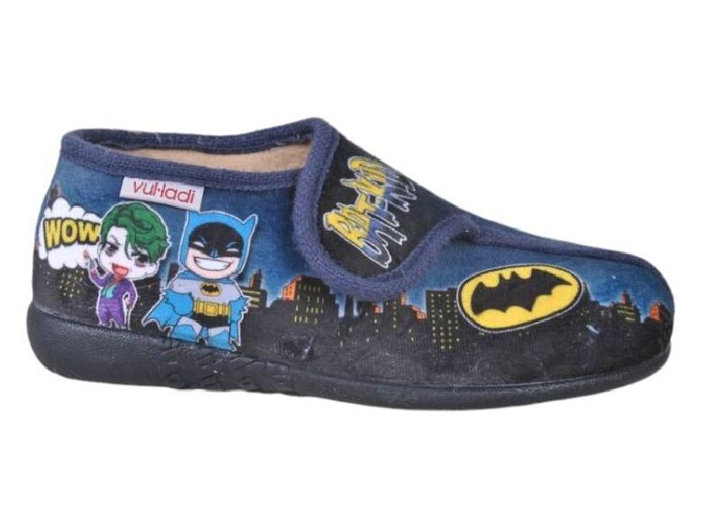 ZAPATILLAS CASA VELCRO BATMAN VUL-LADI