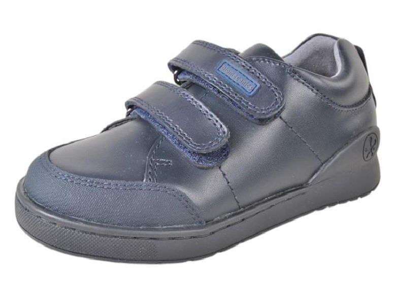 Zapatos colegiales niño velcros cambridge Biomecanics