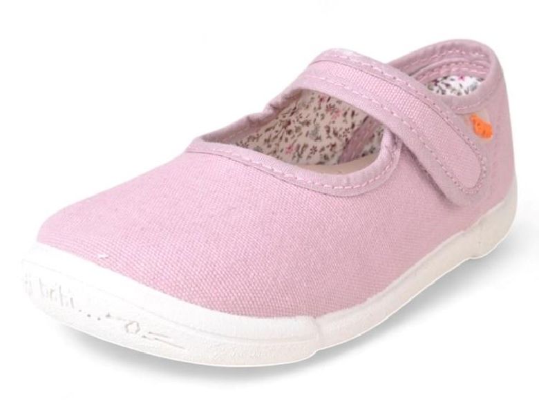 Mercedes lona barefoot niña velcro Ladi