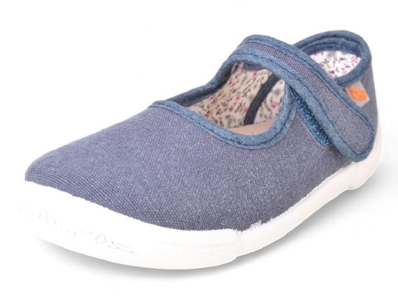 Mercedes lona barefoot niña velcro Ladi