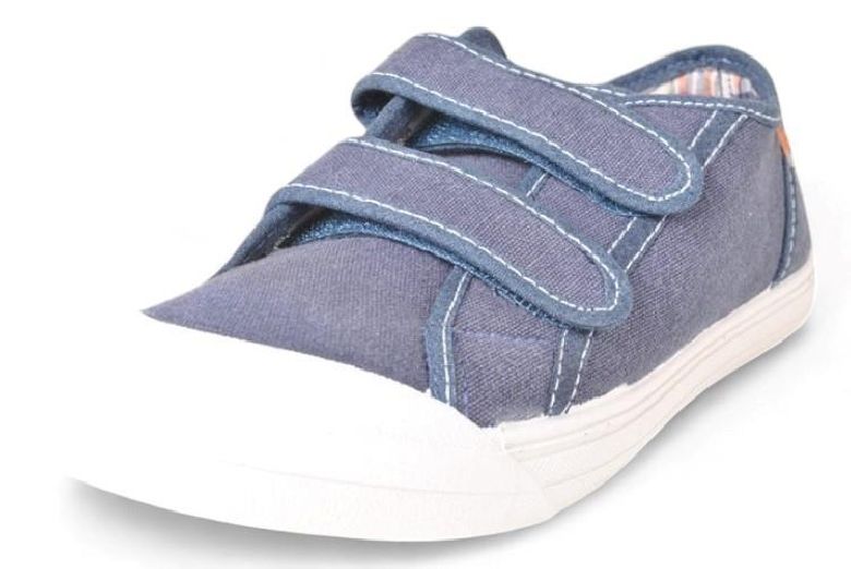 ZAPATILLAS LINO DOBLE VELCRO Y PUNTERA GOMA UNISEX